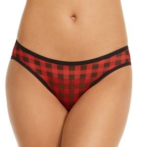 DKNY Logo Mesh Bikini Panty